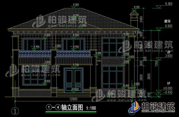 正立面图